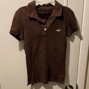 CO Dark Brown Polo Shirt